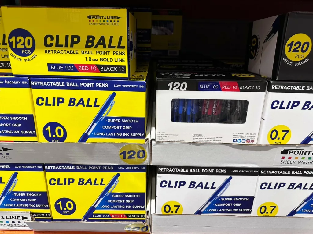 POINT & LINE 原子筆混色組(120枝)#131223