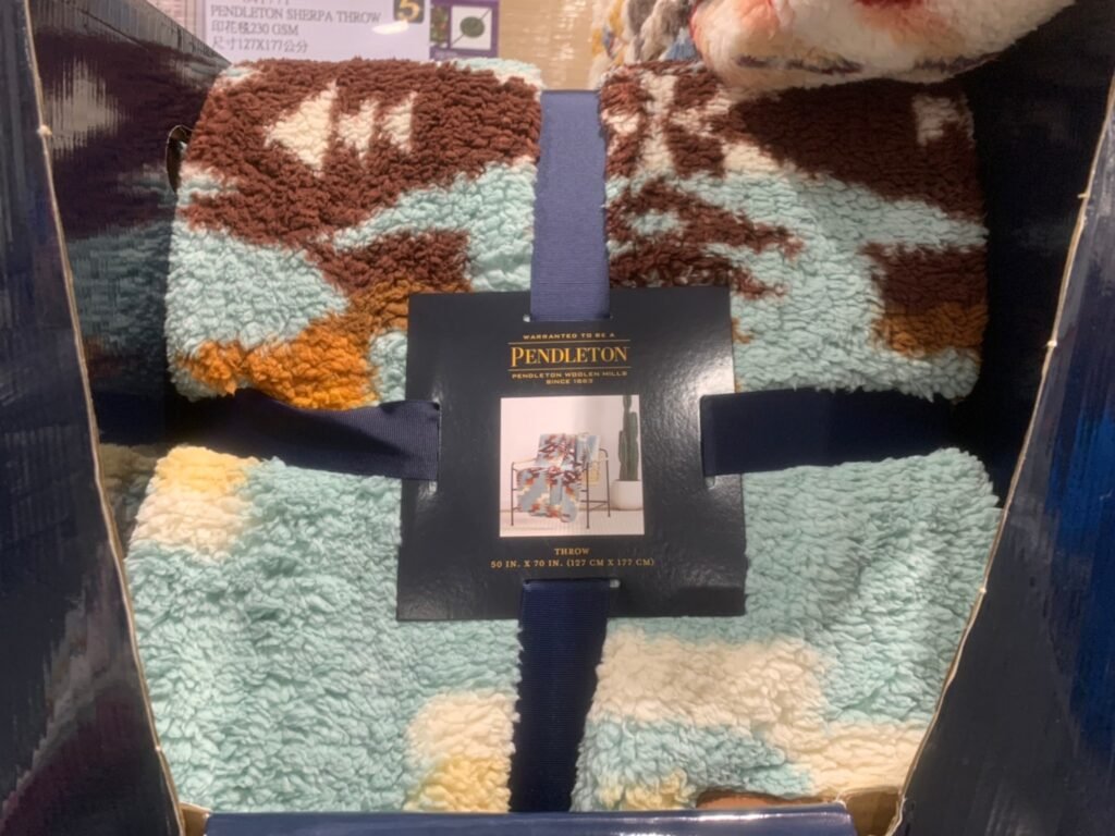 PENDLETON SHERPA THROW 印花毯 230 GSM 尺寸：127X177公分 #641771