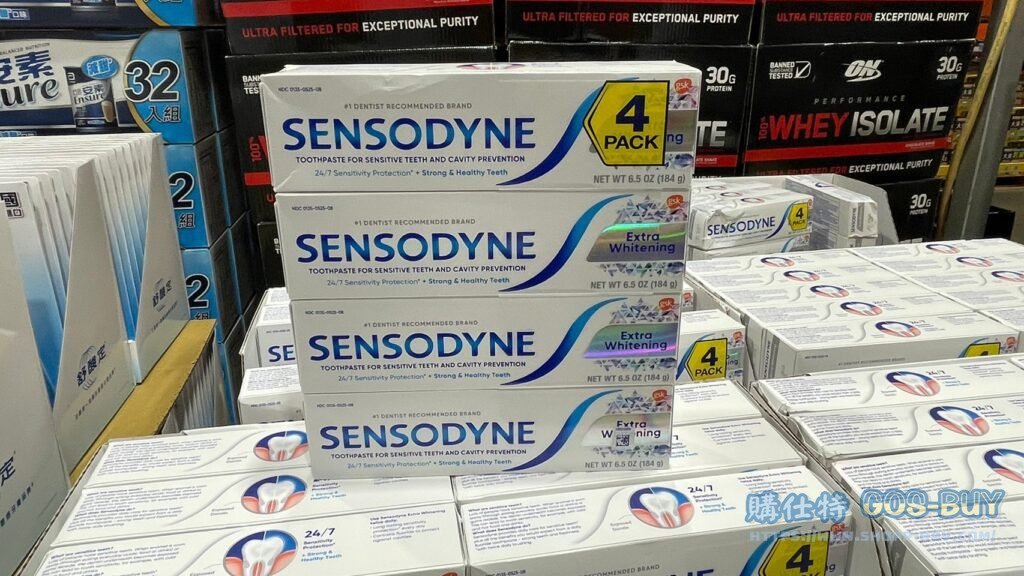 舒酸定敏感性牙膏潔白配方