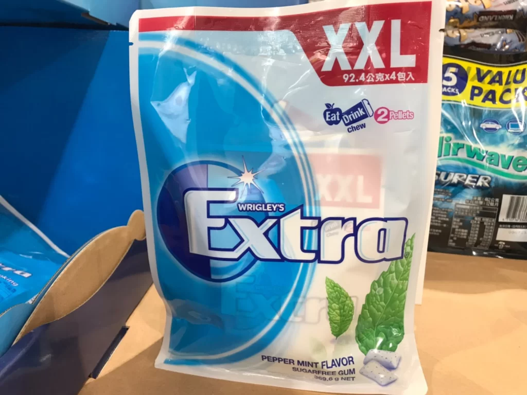 EXTRA GUM 益菌達無糖口香糖薄荷口味 369.6公克 #101557