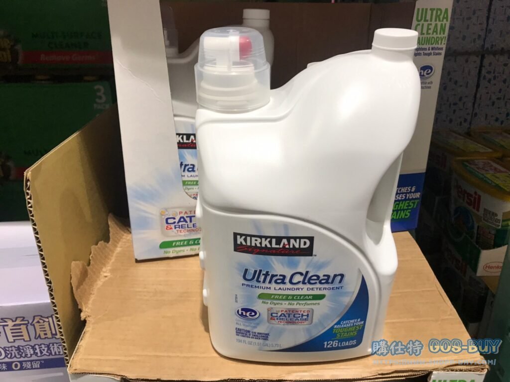 KIRKLAND SIGNATURE 超濃縮無香精洗衣精 5.73公升/126蓋次 #845621
