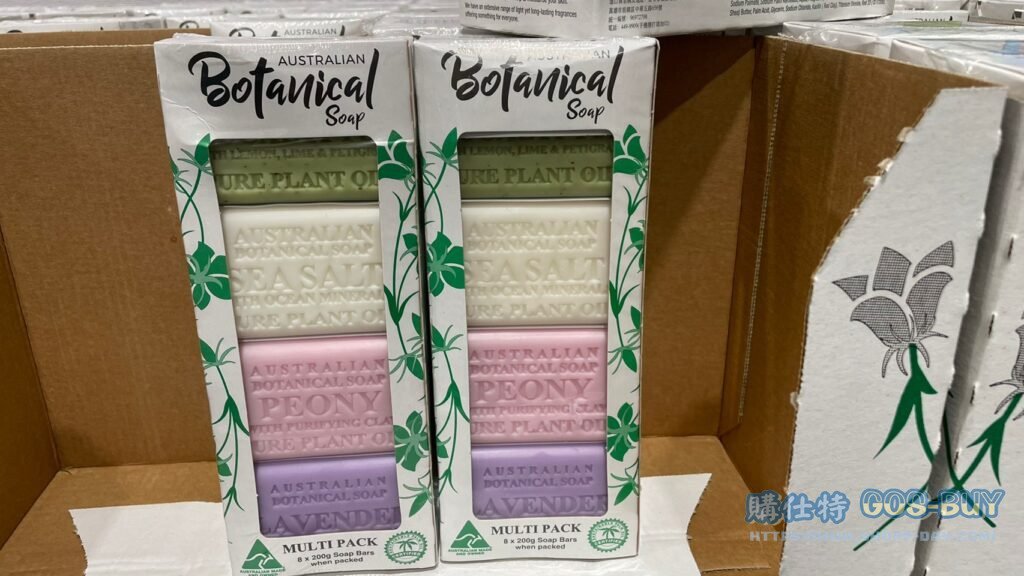 AUSTRALIAN BOTANICAL SOAP 澳洲製植物精油香皂組合 含四種香味220公克 8入 #235945