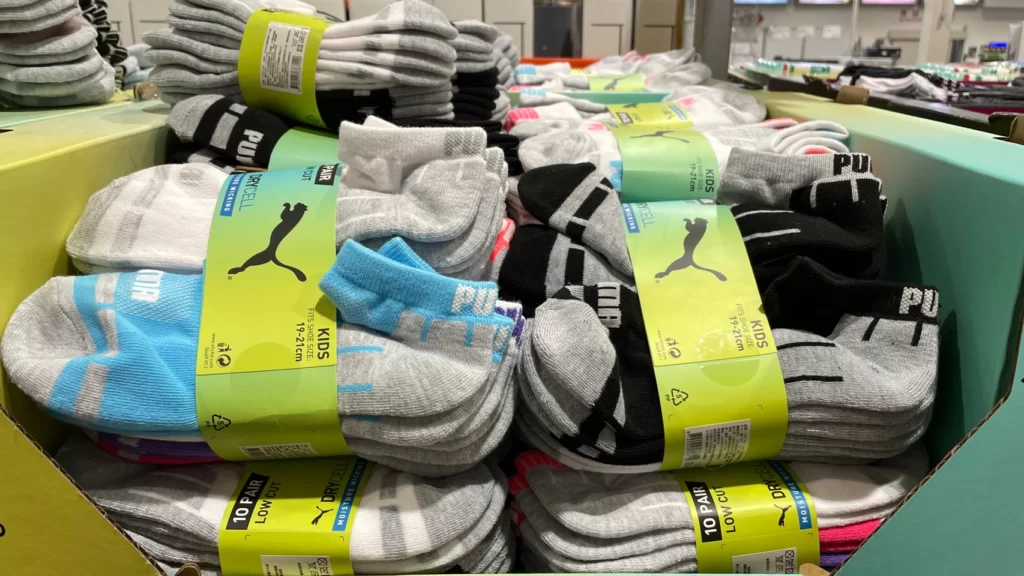 PUMA KIDS 兒童短襪10雙入(10PK) 適合鞋子尺寸：19-21CM