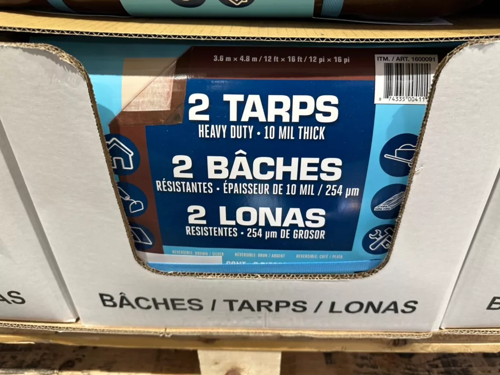 12*16' TARPS 2 PACK 多功能雙色帆布2入#1600091