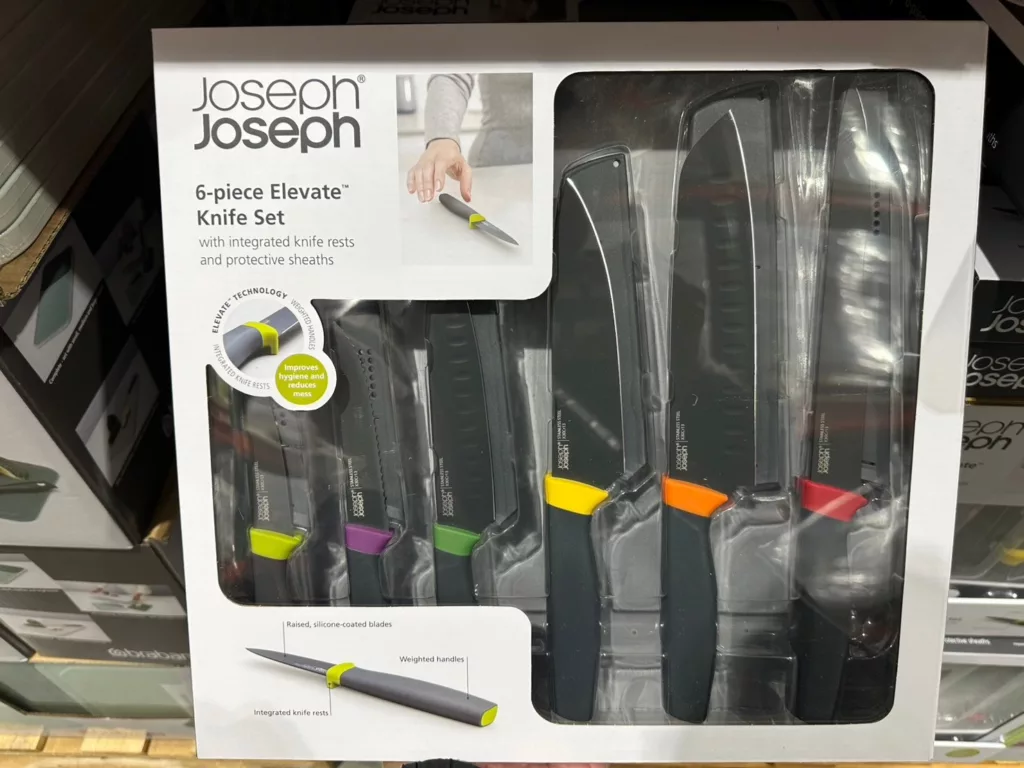 JOSEPH JOSEPH KNIVES SET 不沾桌刀具六件組 附刀套 #131049