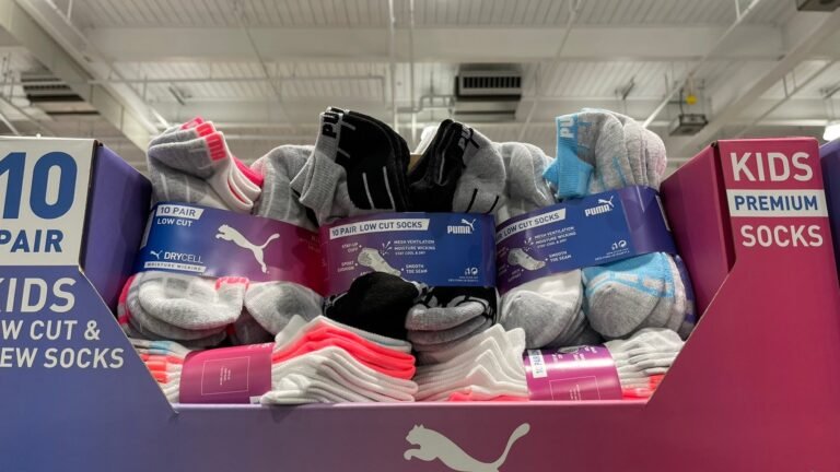 PUMA KIDS 兒童短襪10雙入(10PK) 適合鞋子尺寸：19-21CM