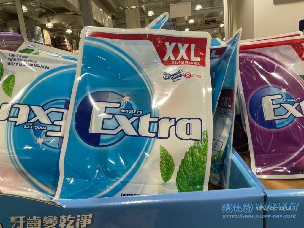 EXTRA GUM 益菌達無糖口香糖薄荷口味 369.6公克 #101557