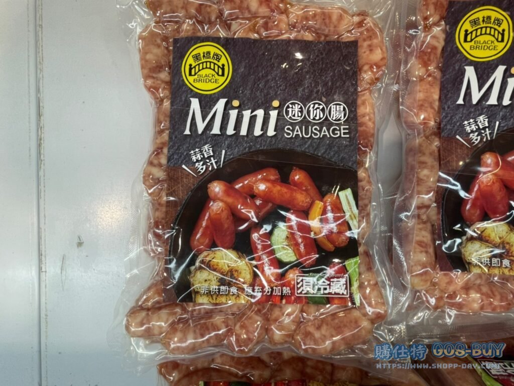 BLACK BRIDGE MINI GARLIC SAUSAGE 500GX2PK 黑橋牌蒜味迷你腸