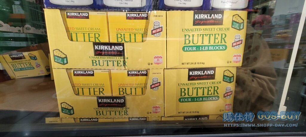 KIRKLAND SIGNATURE 科克蘭 UNSALTED BUTTER 1.81KG 無鹽奶油(乳脂含量80%) #744110