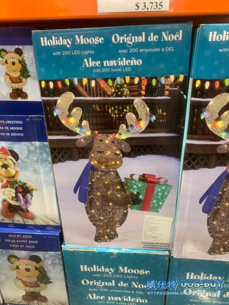 LED HOLIDAY MOOSE LED聖誕麋鹿裝飾 高約152公分 #1487675
