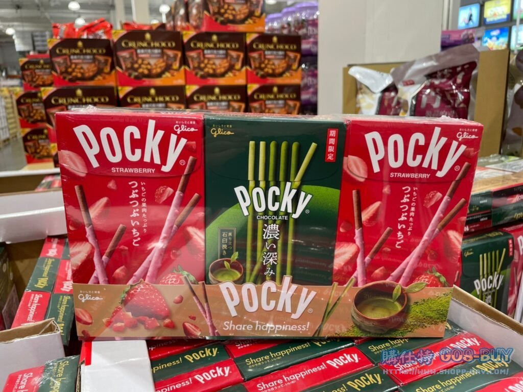 POCKY百奇濃郁系草莓抹茶雙口味 6盒入 共327.6公克