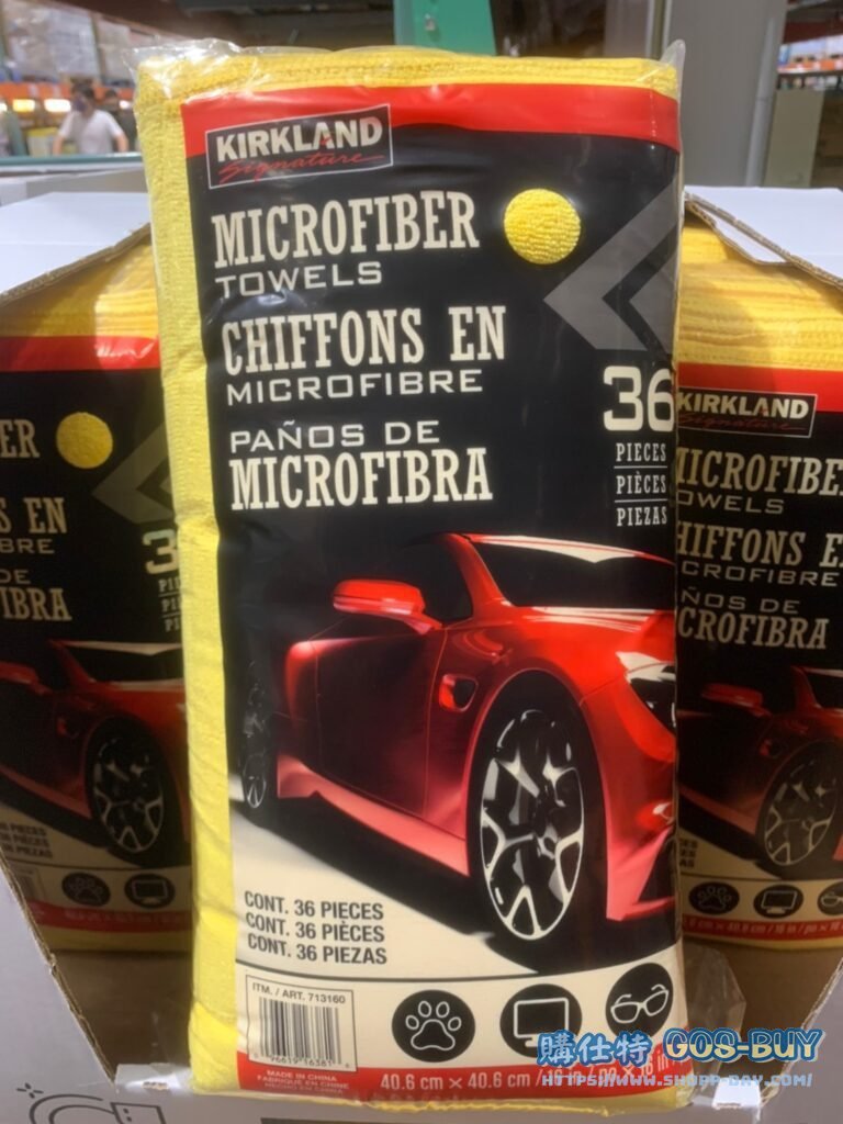 科克蘭超細纖維擦拭布36入