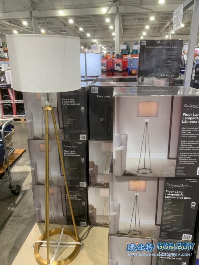BRIDGE DESIGNS FLOOR LAMP 水晶立燈 黃銅色 寬40.7高156.3公分 #129822