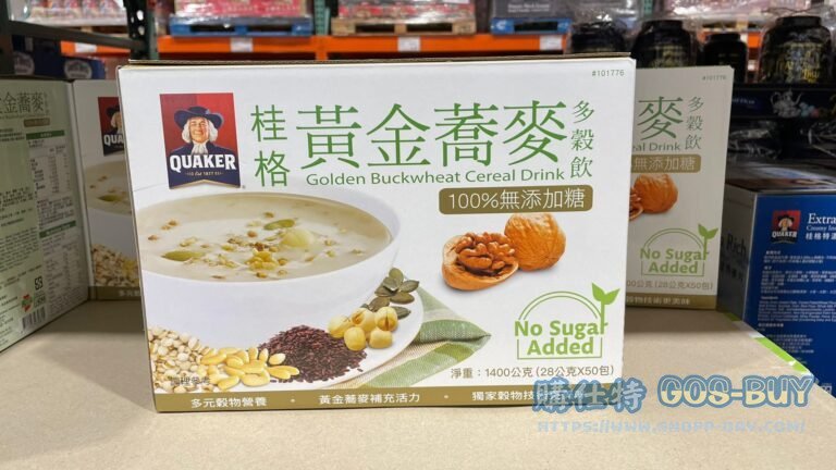 QUAKER BUCKWHEAT GRAIN MIX 無添加糖黃金蕎麥多穀飲 28公克X50入 #101776