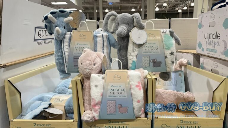 LITTLE MIRACLES GIFT SET 動物造型枕+蓋毯2入組 蓋毯320 GSM #1157995