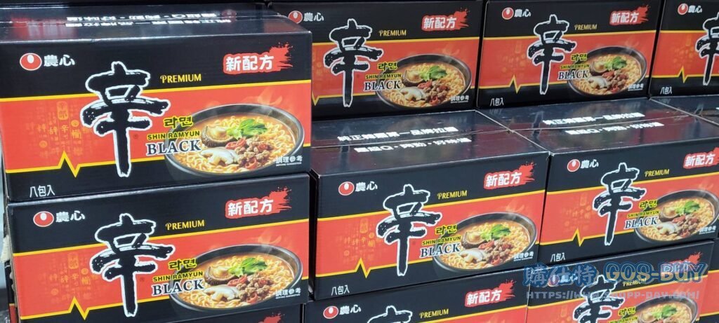 SHIN RAMYUN BLACK 農心辛拉麵-黑 130公克X8包 #114773