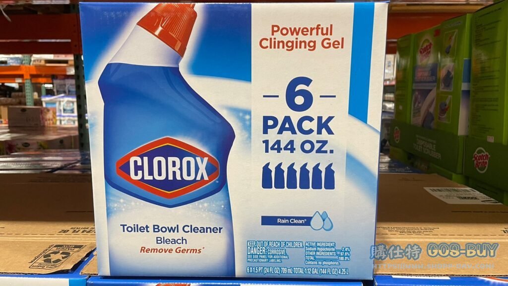 CLOROX TOILET CLEANER 亮白馬桶清潔劑 709毫升X6入 #117067