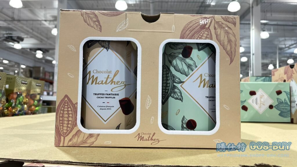 CHOCOLAT MATHEZ松露巧克力風味球-焦糖與餅乾500公克X2入