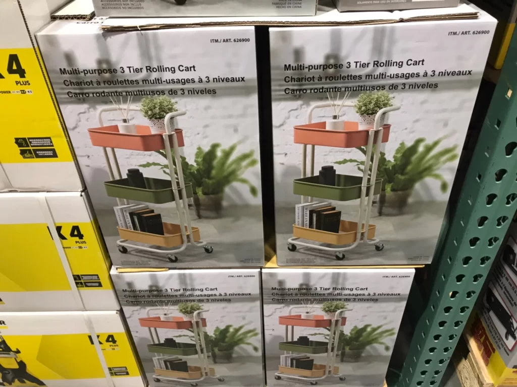 Costco好市多三層收納推車
