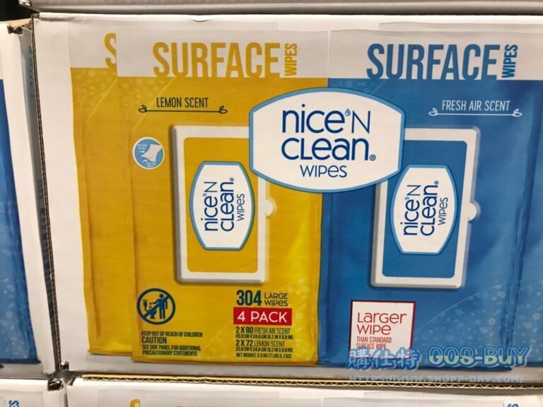 NICE N CLEAN SURFACE WIPE 家用清潔擦拭濕巾四入 共304張 #1576913