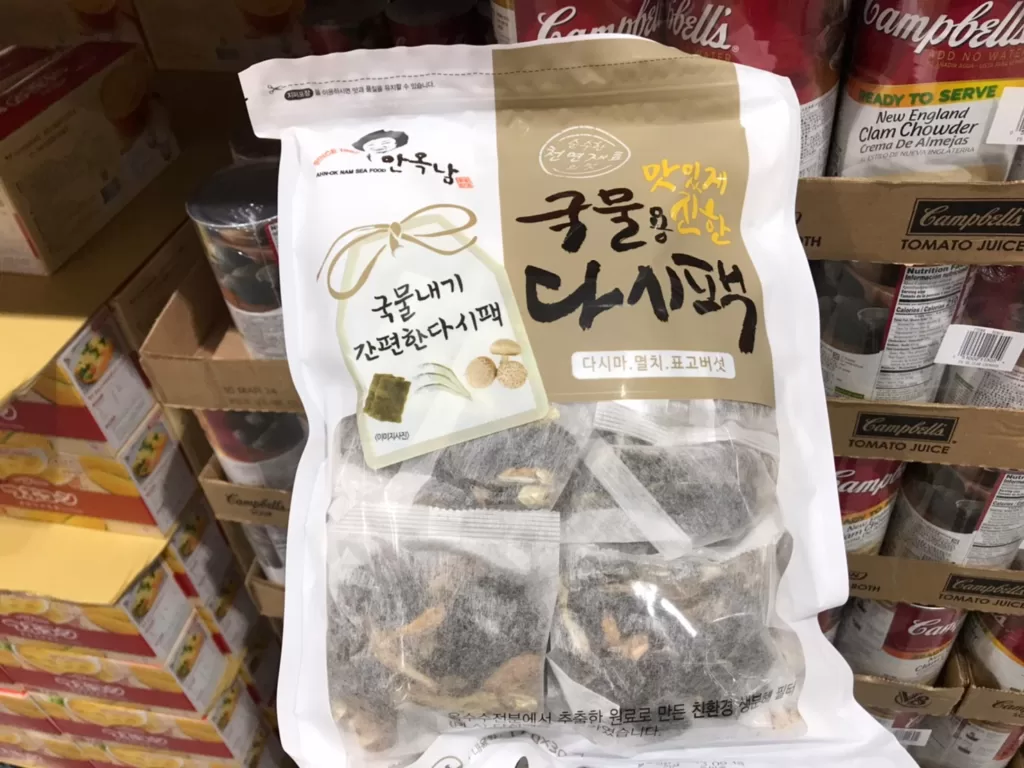 AHNOKNAM SOUP STOCK BAG 韓國昆布鯷魚高湯包 17公克X30入 #519994