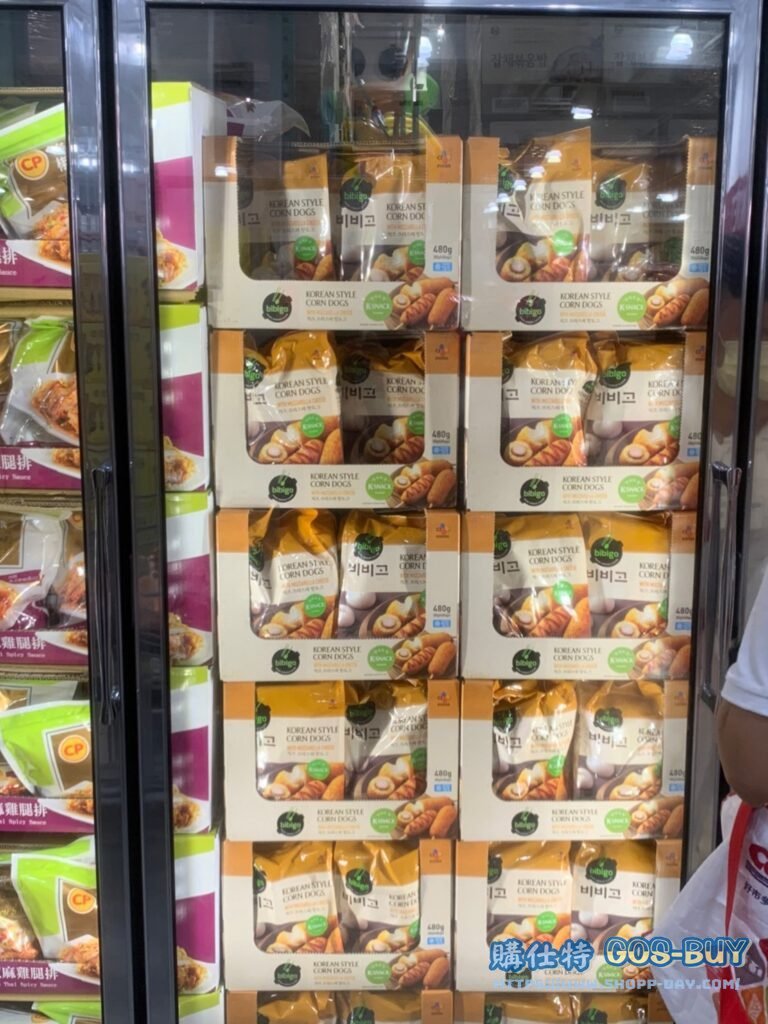 BIBIGO CORN DOG W/CHEESE 冷凍韓式起司魚糕脆皮熱狗 80公克X6入 #132480