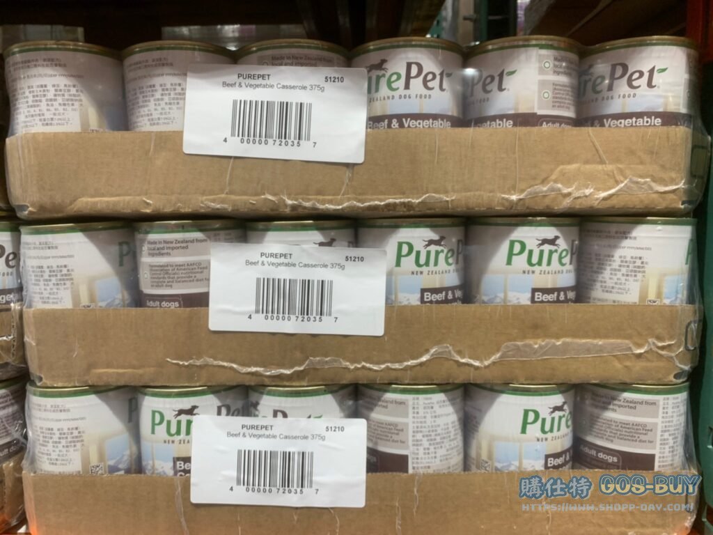 PUREPET狗罐頭 牛肉 &蔬菜口味 375公克X24入