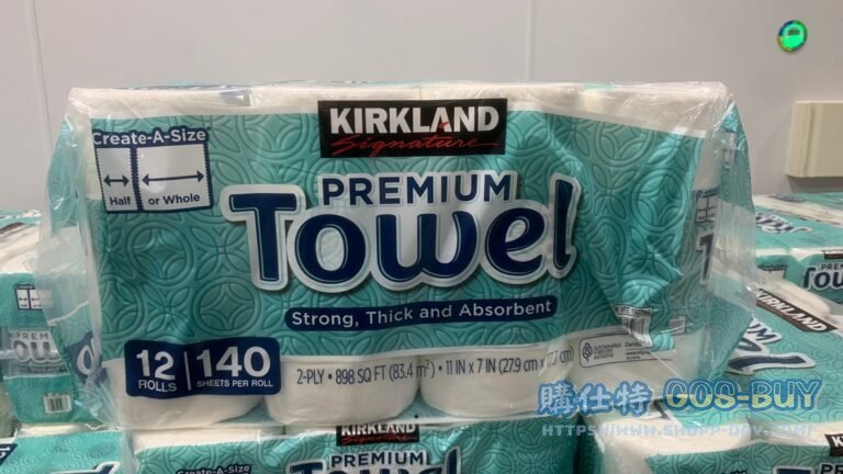 科克蘭兩層隨意撕特級廚房紙巾 140張X12卷