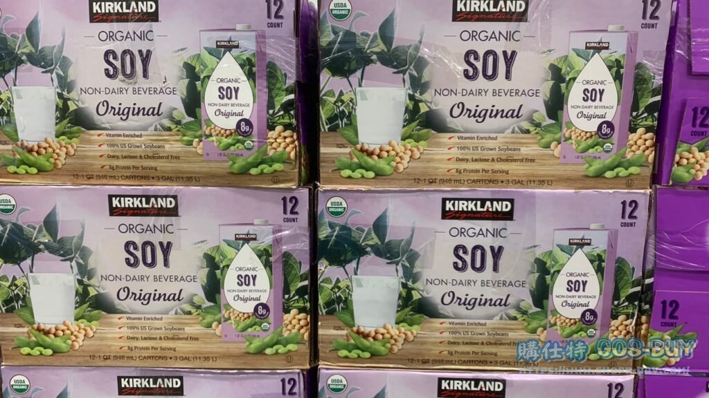 KIRKLAND SIGNATURE 科克蘭有機豆奶(原味) 每罐946毫升X12入 #149100