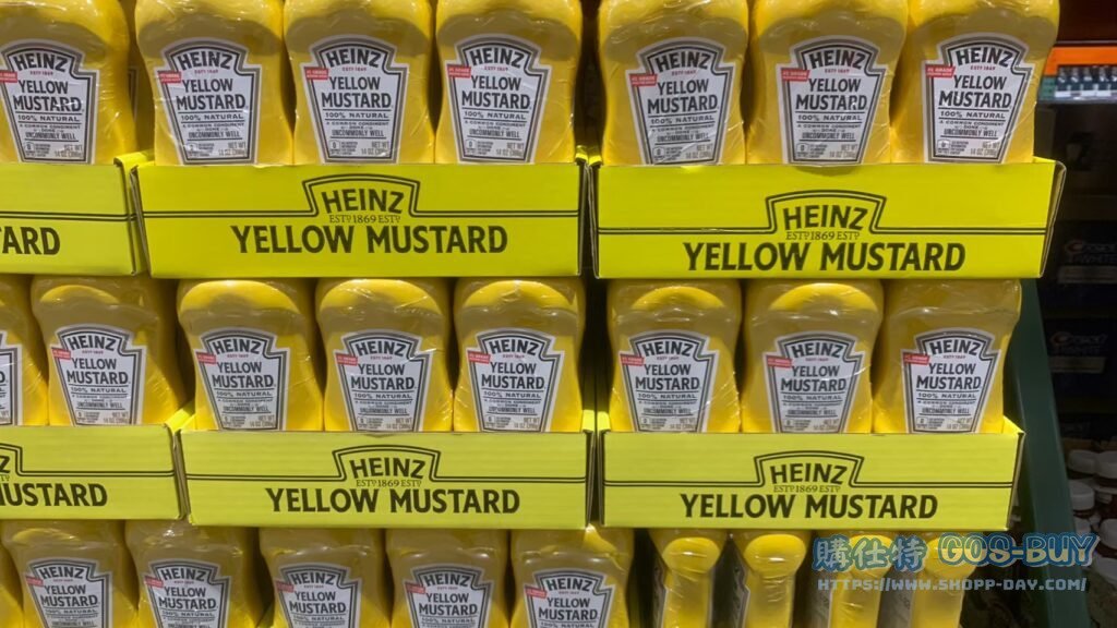 HEINZ YELLOW MUSTARD 亨氏黃芥末醬 396公克 X2入 #106937