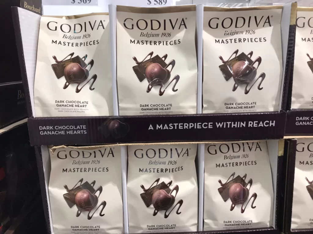 GODIVA心型黑巧克力 415公克