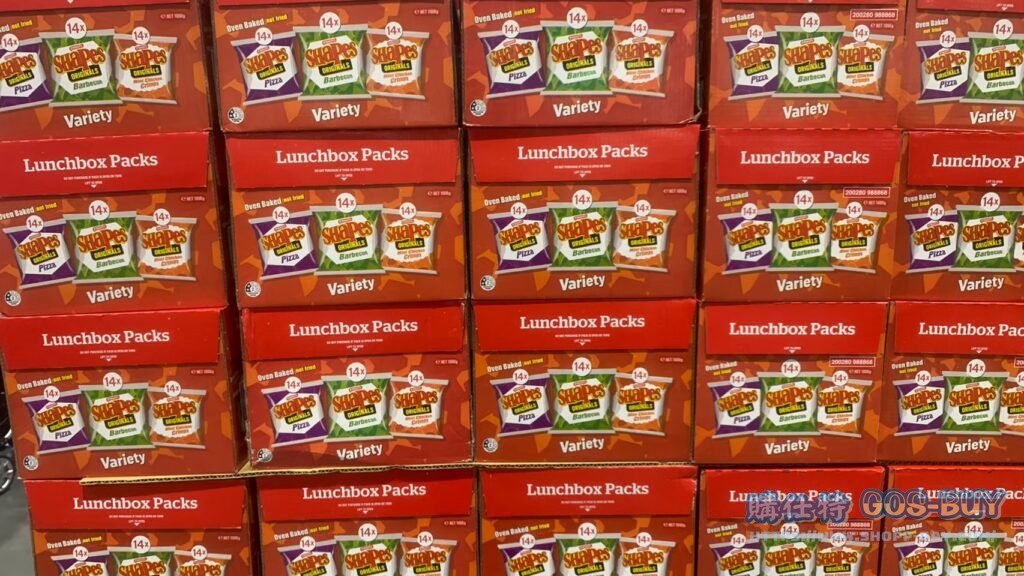 ARNOTT'S SHAPES CRACKERS 綜合脆餅PIZZA BBQ雞汁 25公克 X42包 #133849