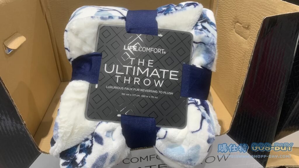 LIFE COMFORT THROW 厚絨保暖隨意毯 320/330GSM 尺寸：152 X177公分 #1544480