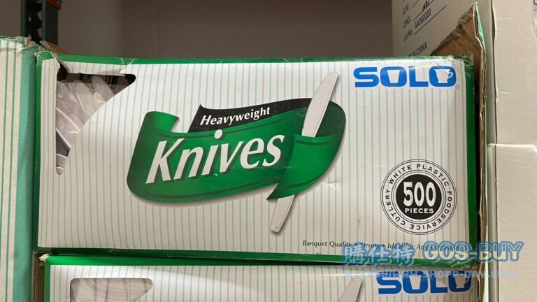 SOLO 白色塑膠刀子 500入 #127279