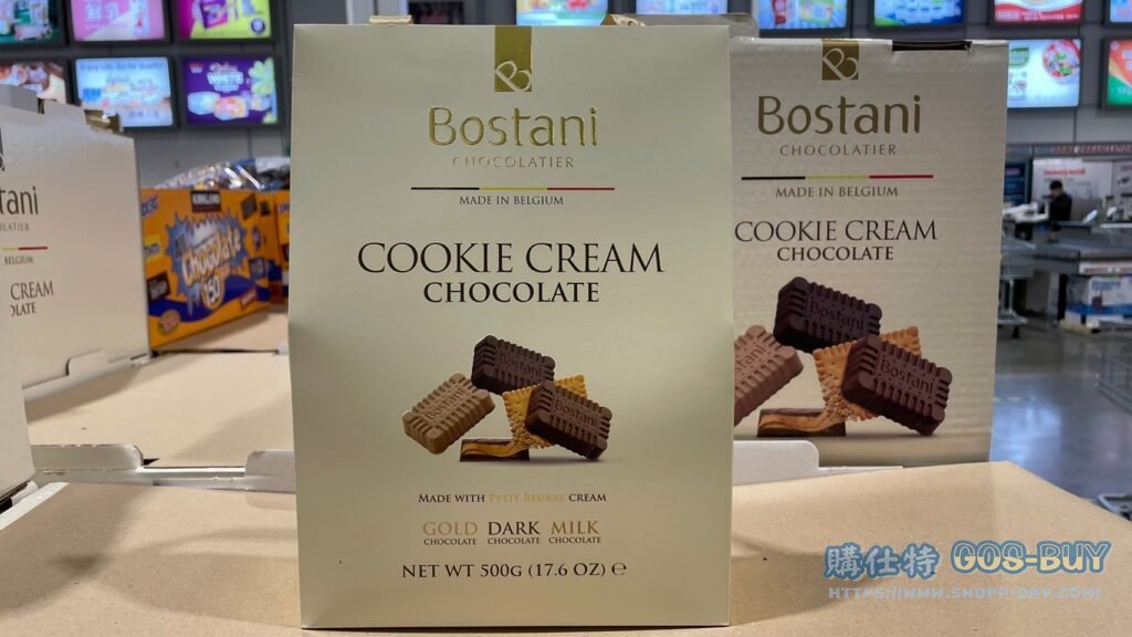 BOSTANI COOKIE CREAM CHOCO 奶油餅乾綜合巧克力500公克 #134054