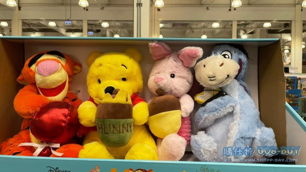 維尼與好友絨毛玩具一組四入