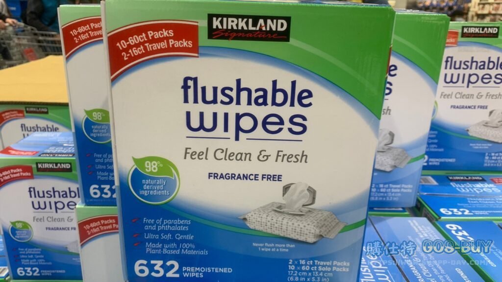 科克蘭濕式衛生紙 60抽X10包+16抽X2包