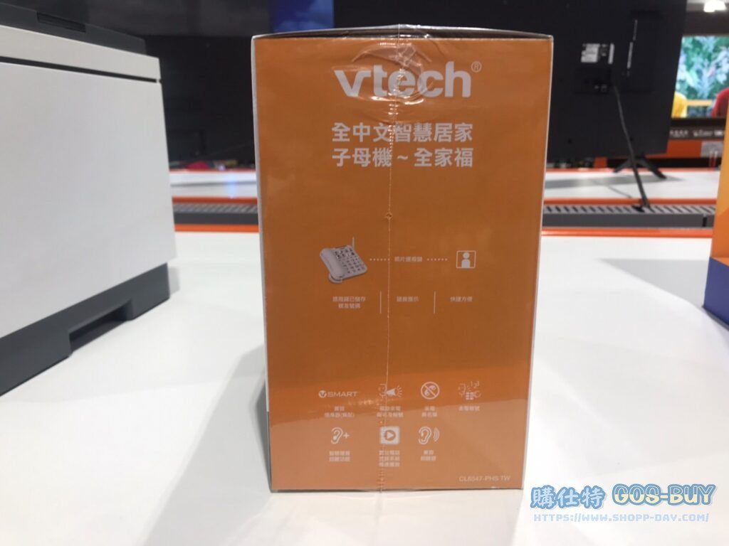 VTECH 全家福擴音子母機 電話組 有線*1+無線*2 CL6547-PHS TW #126575