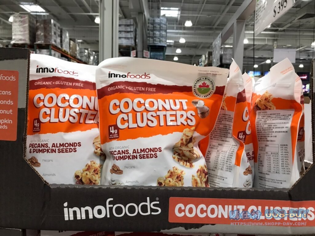 INNOFOODS COCONUT CLUSTERS 有機堅果椰子脆塊 454公克 #1460457