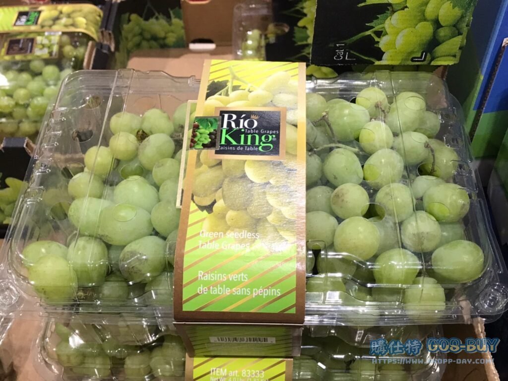 CH GREEN SEEDLESS GRAPE 智利無籽綠葡萄 1.8公斤 #183333