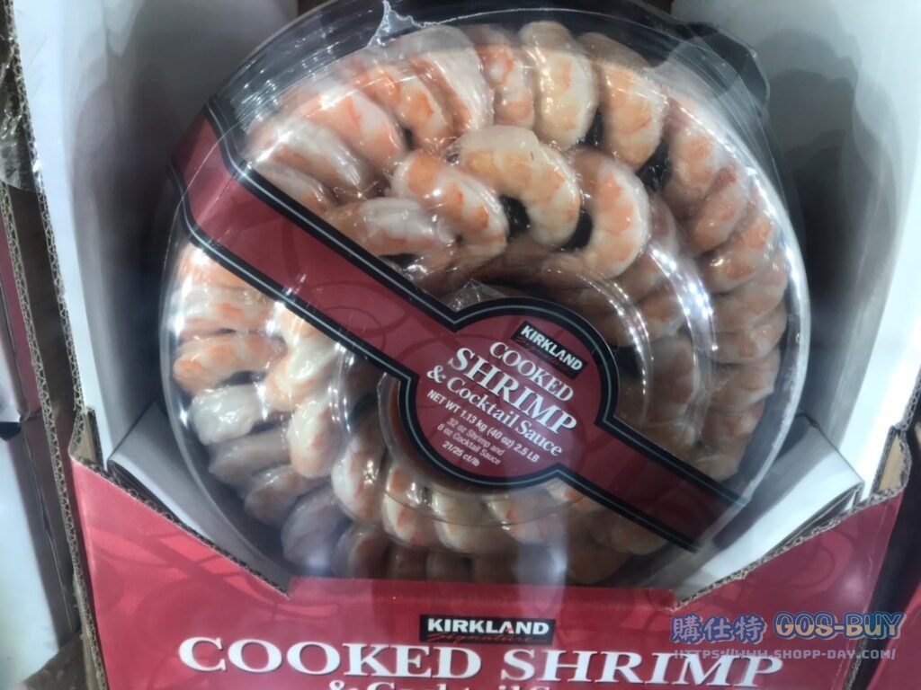科克蘭冷凍熟蝦佐考克沾醬
