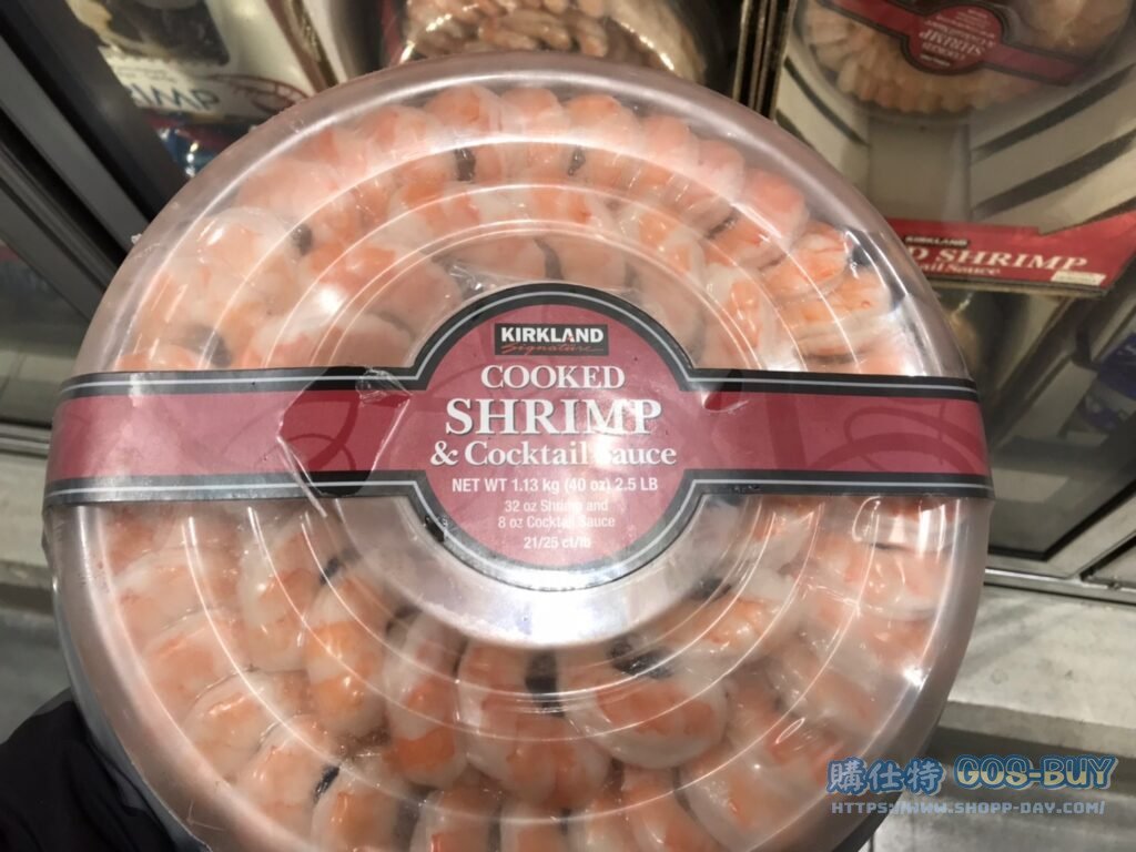 科克蘭冷凍熟蝦佐考克沾醬