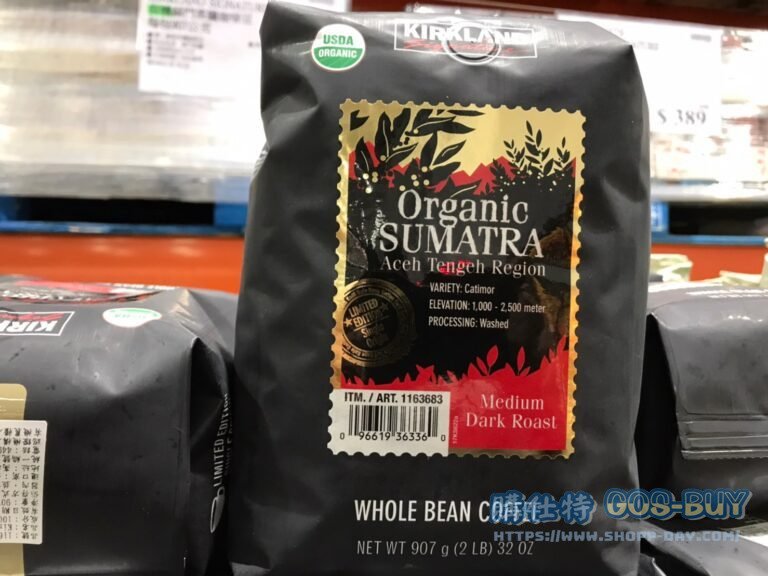 KIRKLAND SIGNATURE 有機蘇門答臘咖啡豆 每包907公克 #1163683