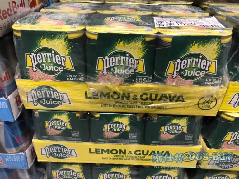 PERRIER CARBONATED JUICE 沛綠雅檸檬芭樂氣泡果汁 250毫升X24入 #344057