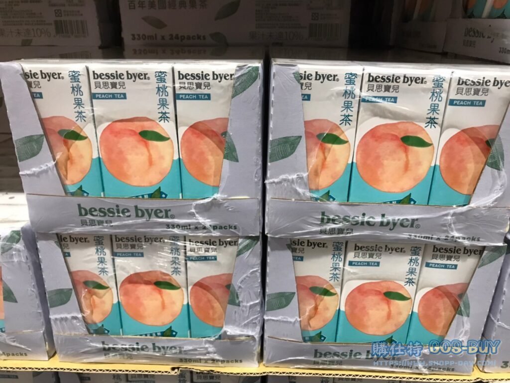 BESSIE BYER PEACH TEA 貝思寶兒蜜桃果茶 330毫升X24入 #124420