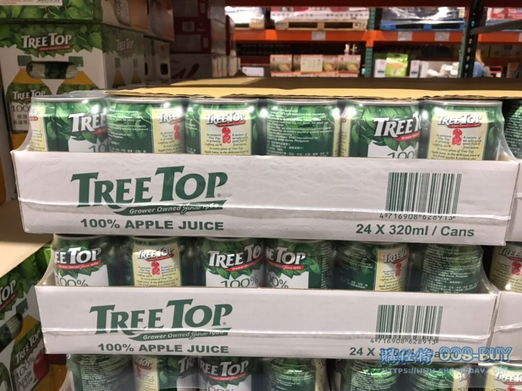 TREE TOP 樹頂蘋果汁 每罐320毫升X24罐入
