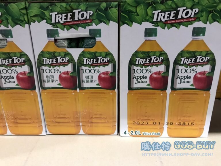 TREE TOP APPLE JUICE 蘋果汁 每瓶2公升X4入 #30991