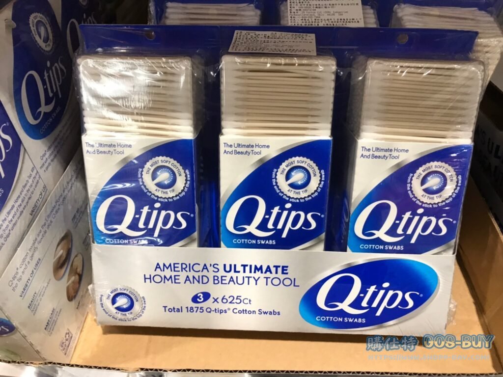 Q-TIPS紙軸棉花棒 每盒625支3盒入