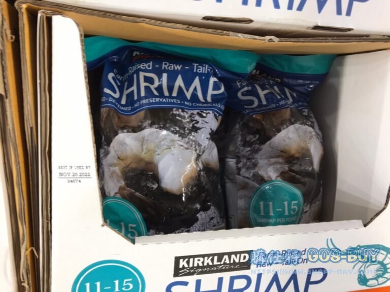 KIRKLAND SIGNATURE FROZEN RAW SHRIMP 11/15/LB 680G 科克蘭養殖超特大生蝦仁 #225553