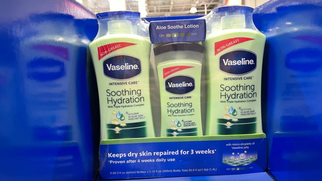 VASELINE BODY LOTION 進口潤膚身體乳液三入